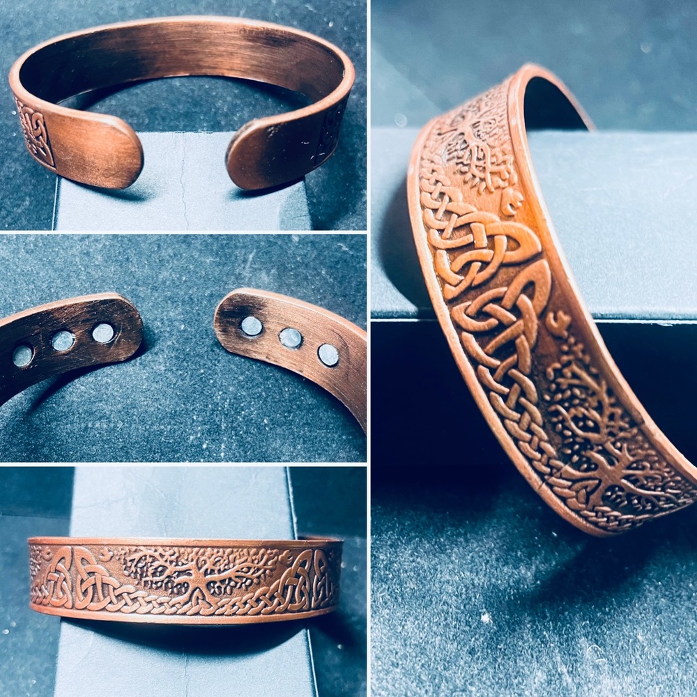 Copper Celtic Bracelet for Any Gender